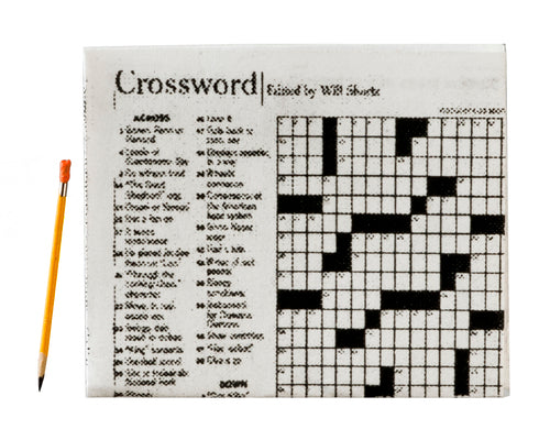 Town Square Miniatures - Crossword Puzzle /Pencil