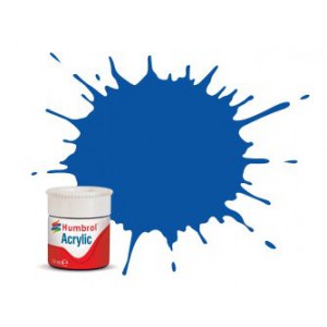 Humbrol - Acrylic Paint - 14 French Blue Gloss - 14ml