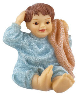 Houseworks - Resin Doll Figure - Scotty (Baby with blanket) - 1 Inch Scale