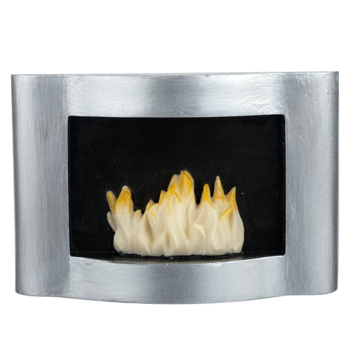 Houseworks - Miniature Resin Modern Fireplace - 1 Inch Scale