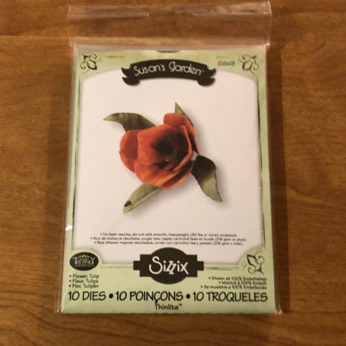 Sizzix - Thinlits Die Set 10PK - Flower, Tulip