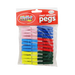 Crazy Crafts - Crazy Colour Pegs 5cm - 24 Piece