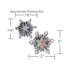 Sizzix - Tim Holtz - Sizzlits Decorative Strip Die - Mini Snowflake Rosettes (2 Sizes)