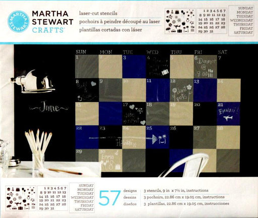 Martha Stewart Crafts - Laser-cut Stencils - Calendar