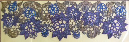 Van-Cha-Din - Mixed Media - 3D Decorative Lace Embellishment - Royal Floral