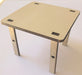 Sarah J - Dollhouse Furniture - Unassembled - Vintage Kitchen Table