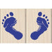 Inkadinkado - Wood Mounted Stamp - Two Feet