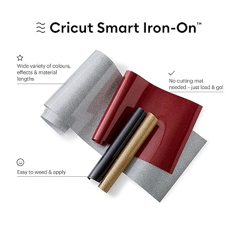 Cricut - Smart Iron-On - Heat Transfer Vinyl - Gold 33cm x 1,35m