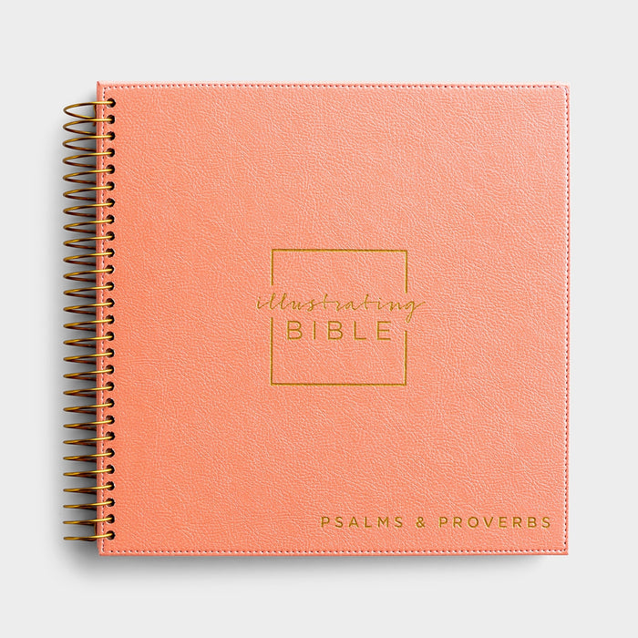 Illustrating Bible NIV - Books of Psalms & Proverbs (Peach)