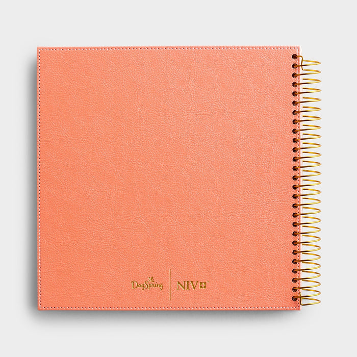 Illustrating Bible NIV - Books of Psalms & Proverbs (Peach)