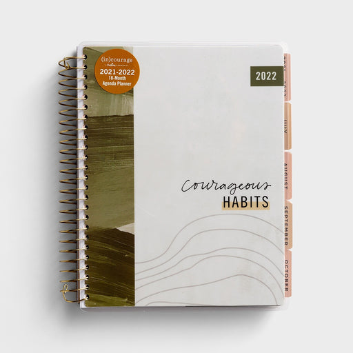 Dayspring - (in)courage - Courageous Habits - 2021-2022 18-Month Agenda Planner