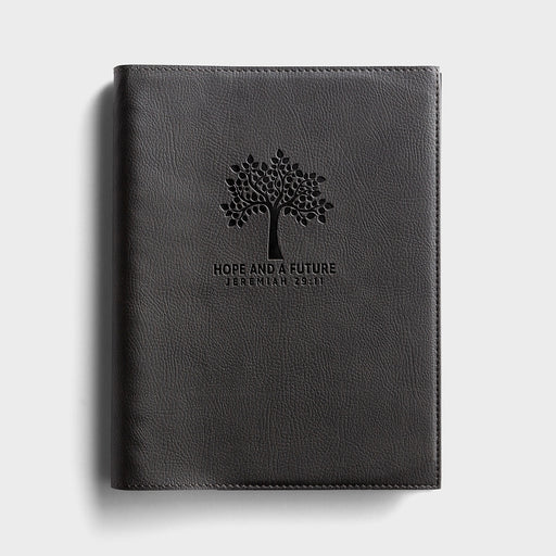 Dayspring - Hope and A Future - 2022 Premium Black Faux Leather 12 Month Premium Appointment Planner