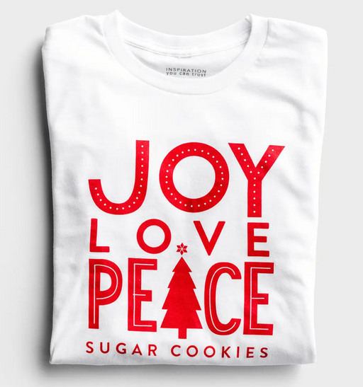 Dayspring - Joy, Love and Peace Relaxed Fit Long Sleeved T-Shirt - Xlarge