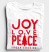 Dayspring - Joy, Love and Peace Relaxed Fit Long Sleeved T-Shirt - Xlarge