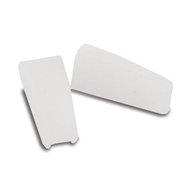 Nylon Jaw Pliers Replacement Tips for JTNJ10, Large Flat Nose Tip Size: 0.28 in x 0.91 in / 7 mm x 23 mm, 2-Screw Attachment, 5.75 in / 14.6 cm, 2 pc