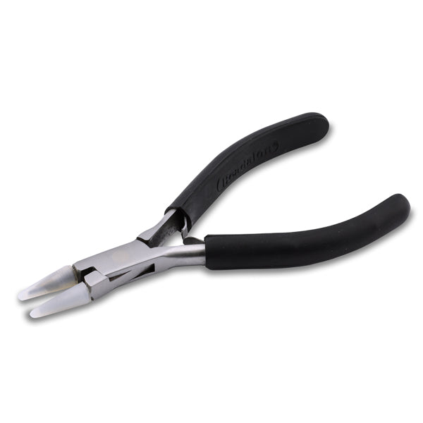 Nylon Jaw Pliers, Round Nose, Tip Length: 0.78 in / 20 mm, Tapered From 0.08 in - 0.27 in / 2 mm - 7 mm, Screw-on Attachment, 5 in / 12.7 cm