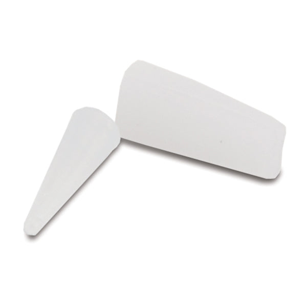 Beadalon - Nylon Jaw Pliers Replacement Tips for JTNJ50, Flat: 0.32 in x 0.80 in / 8 mm x 20 mm, Round: 0.78 in / 20 mm, Tapered From 0.08 in - 0.27 in / 2 mm - 7 mm, 1 Round & 1 Flat