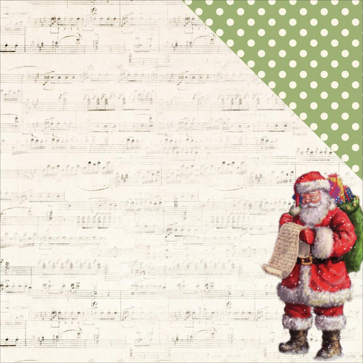 Kaisercraft - 12" x 12" DS-Paper - Silent Night Collection - Making a List