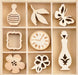 Kaisercraft - Wood Mini Themed Embellishments - Antiquities