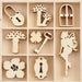 Kaisercraft - Wood Mini Themed Embellishments - Enchanted