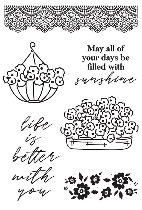 Celebr8 - Clear Stamp - Flower Shoppe