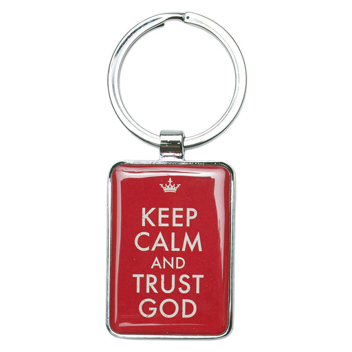 CAG - Metal Keyring - Keep Calm and Trust God