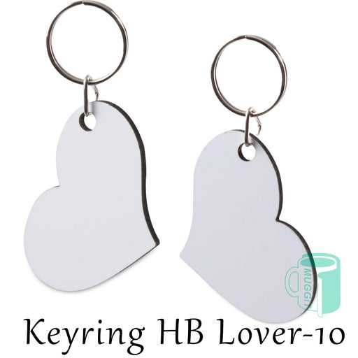 Muggit - Keyring - HB Lover - 10 per pack - 2 Hearts