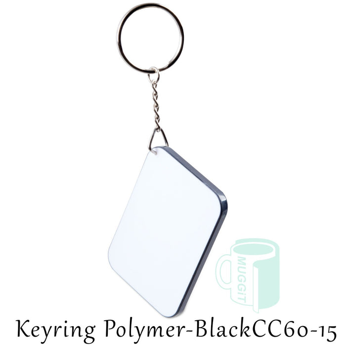 Muggit - Keyring - Polymer - Black Edge - 15 packs