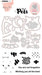 Studio Light - Stamp & Cutting Die - Missees Pets - Building Pets - Kitty Cat