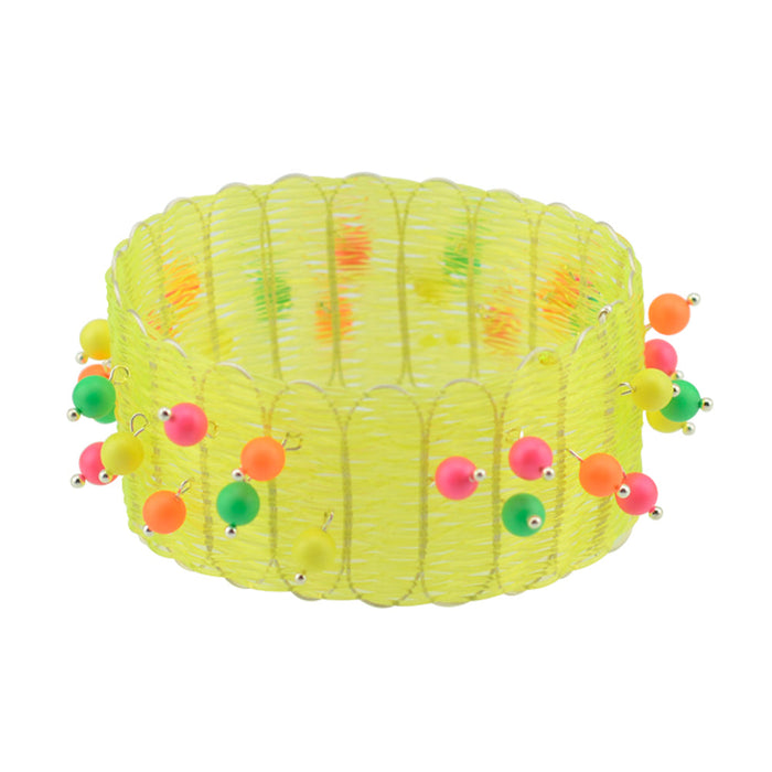 Bangle Bracelet Weaver Tool, by Kleshna Handel, Aluminum Base, 22 pins, 44 holders, 3 sizes