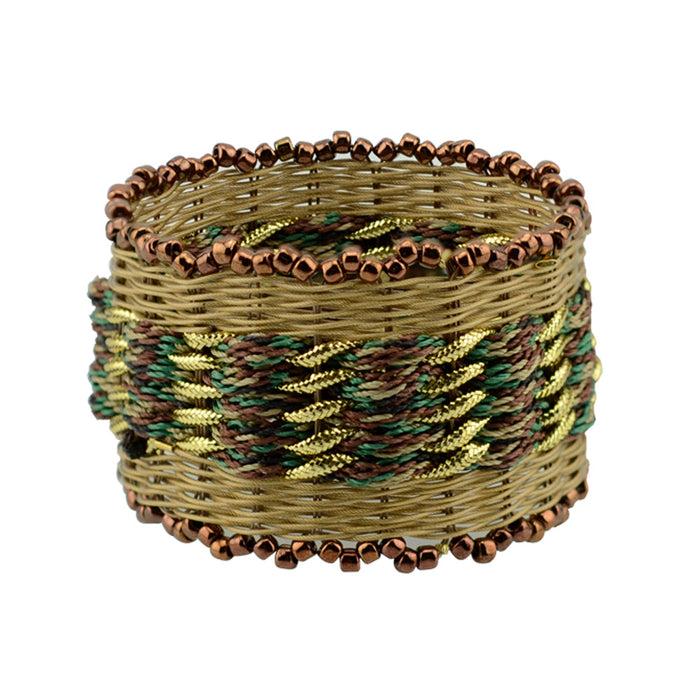 Bangle Bracelet Weaver Tool, by Kleshna Handel, Aluminum Base, 22 pins, 44 holders, 3 sizes