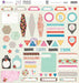 Prima Marketing - AnnaMarie Collection - Stickers - Journaling Spot