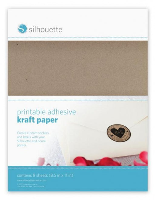 Silhouette America - Printable Adhesive - Kraft Paper