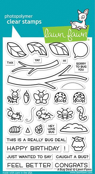 Lawn Fawn - Clear Stamps 4"x6" - A Bug Deal