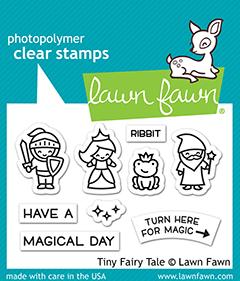 Lawn Fawn - Clear Stamps 3"x2" - Tiny Fairy Tale