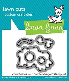 Lawn Fawn - Custom Craft Die - Winter Dragon