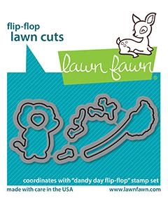 Lawn Fawn - Custom Craft Die - Dandy Day Flip-Flop