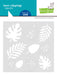 Lawn Fawn - Clippings Stencils - Tropical Leaves