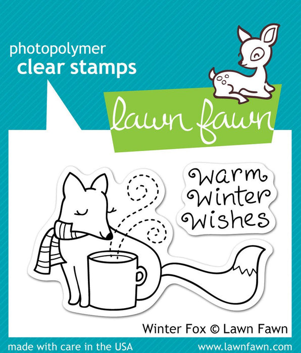 Lawn Fawn - Clear Stamps - Winter Fox