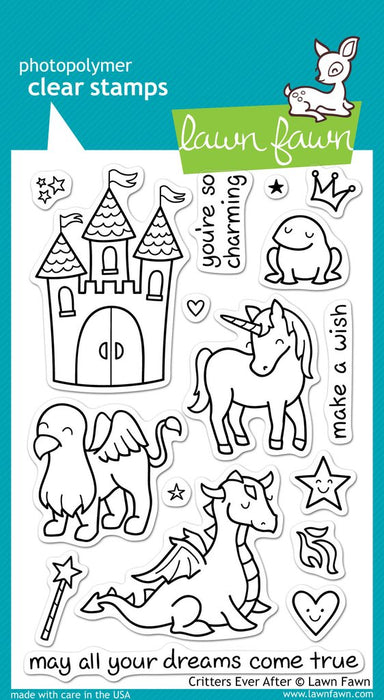 Lawn Fawn - Clear Stamps 4"x6" - Critters Ever After