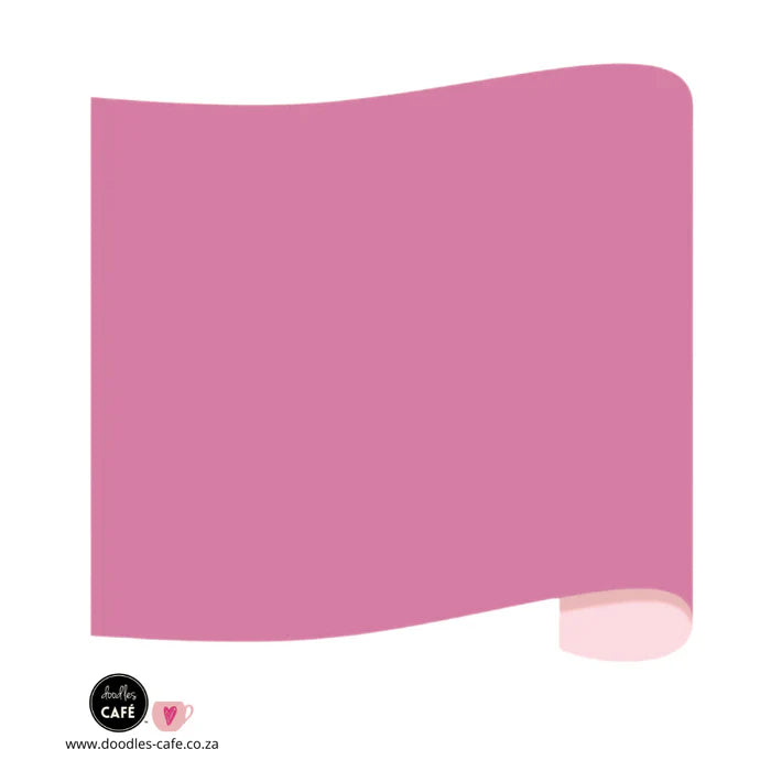 Poli-Flex Turbo - Heat Transfer Vinyl - LIGHT BERRY (30cm x 1m)