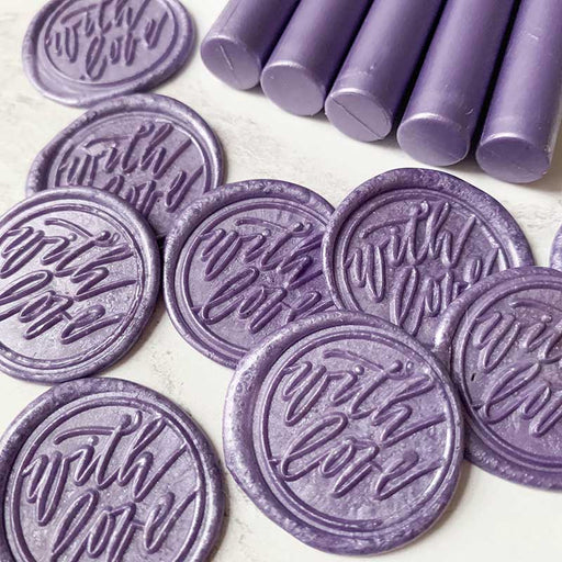 Jax Wax - Flexi Sealing Wax Sticks - Lilac (10 sticks per package)