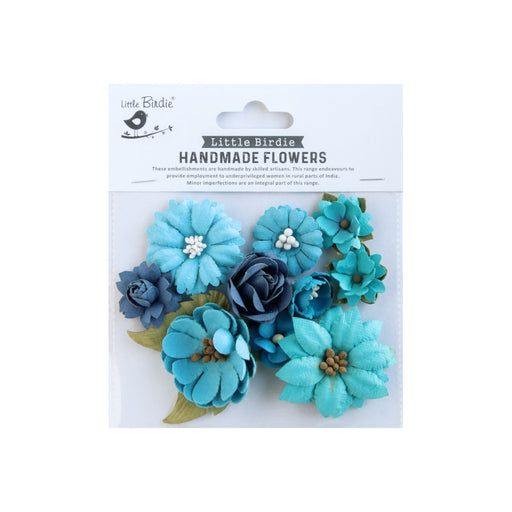 Little Birdie Flower - Cora - Blue Sky (10pc)