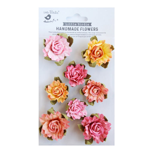 Little Birdie Flower - Elida - Sunny Rose (8pc)