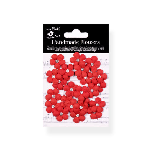 Little Birdie Flowers - Candace - Cardinal Red (25pc)