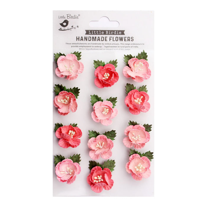 Little Birdie Flowers - Avalon - Pink Passion (12pc)