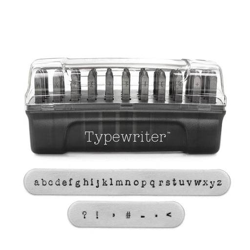 ImpressArt - Signature Metal Stamps - Letters Typewriter - Lowercase 3mm