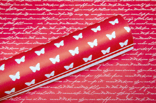 Lady Pattern Paper - Script - Red Pop