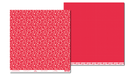 Lady Pattern Paper - 12" x 12" DS-Paper - Flourish - Red Pop