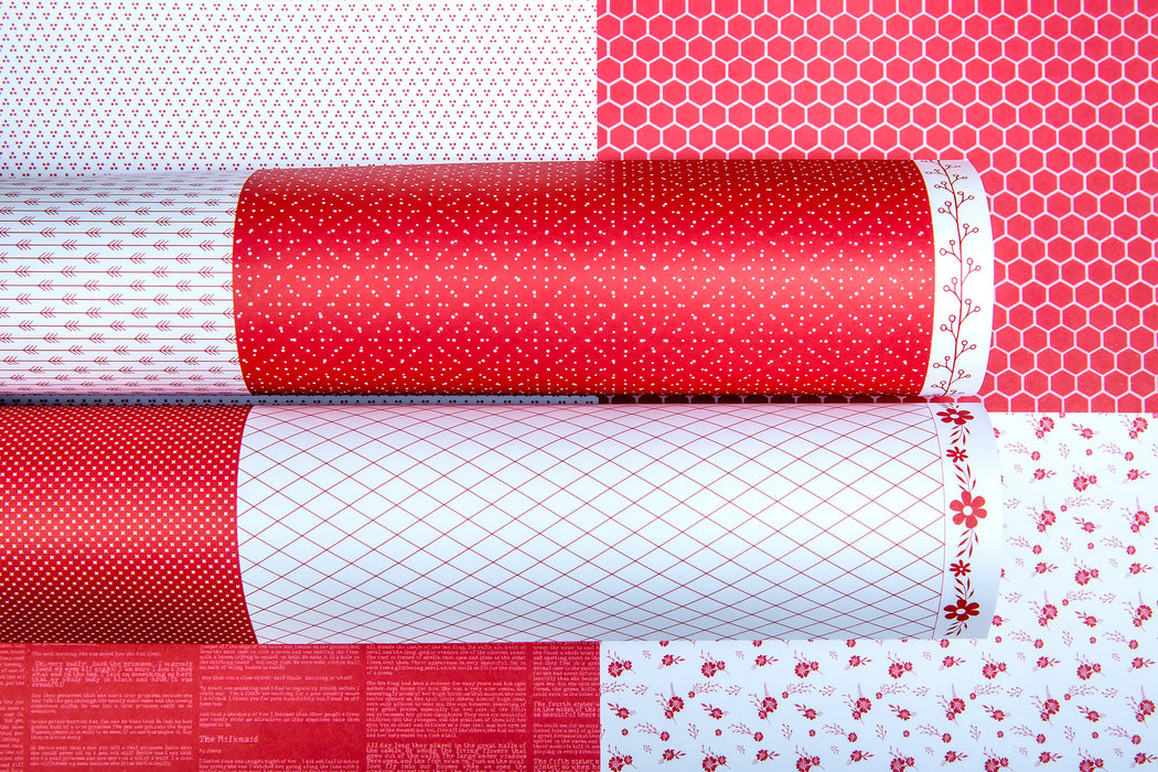 Lady Pattern Paper - Basic Essentials V3 – Red Pop